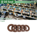 Oil Seal FKM Rubber 28x47x7mm for Various Models (5 Pcs)