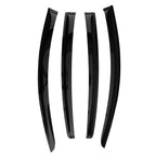 Set of 4 Rain Deflectors for Honda HR-V (2016–2022) Outside Mount Black