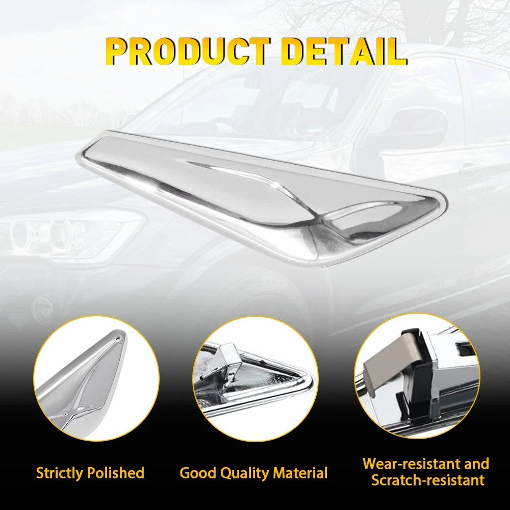 Right Passage Side Fender Chrome Emblem Moulding for BMW X3 F25 X4 F26 (2015–2018)