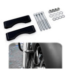 Set of 2 Chrome Front Fender Brackets for Harley Touring (2014–2019)