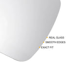 Left Side Heated White Mirror Glass for KIA Stonic (2017–2023)