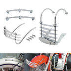 Front Spear Trim / Rear Fender Bumper Cheese Grater for Harley FLSTS (1997–2003)