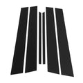 Set of 6 Door Pillar Window Trim for Nissan Altima (2002–2006) Black