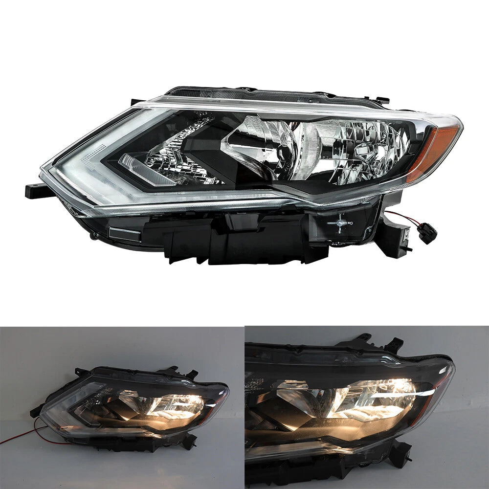 Halogen Headlight for Nissan Rogue (2017â2019) Driver Left Side