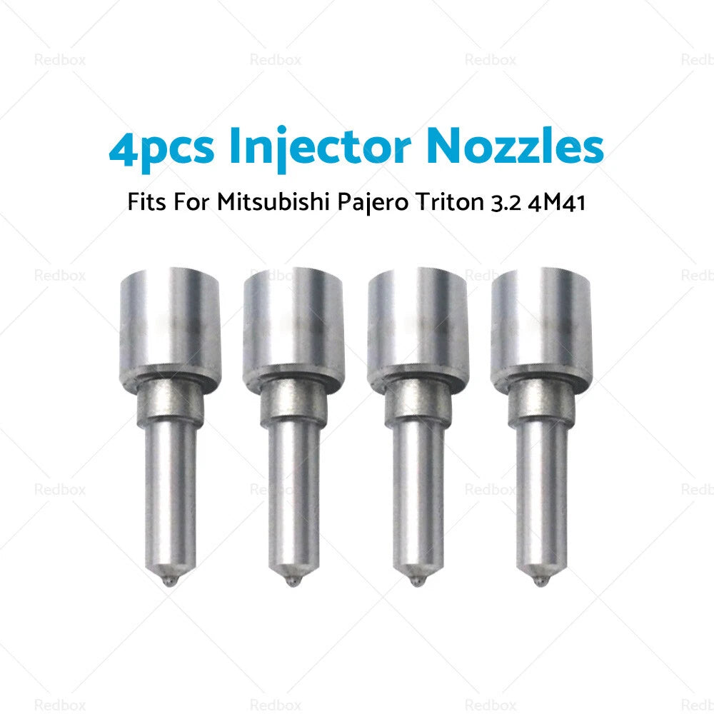 Set of 4 Injector Nozzles for Mitsubishi Pajero (2000–2016) Triton (2006–2009) 4M41 DLLA148PN283
