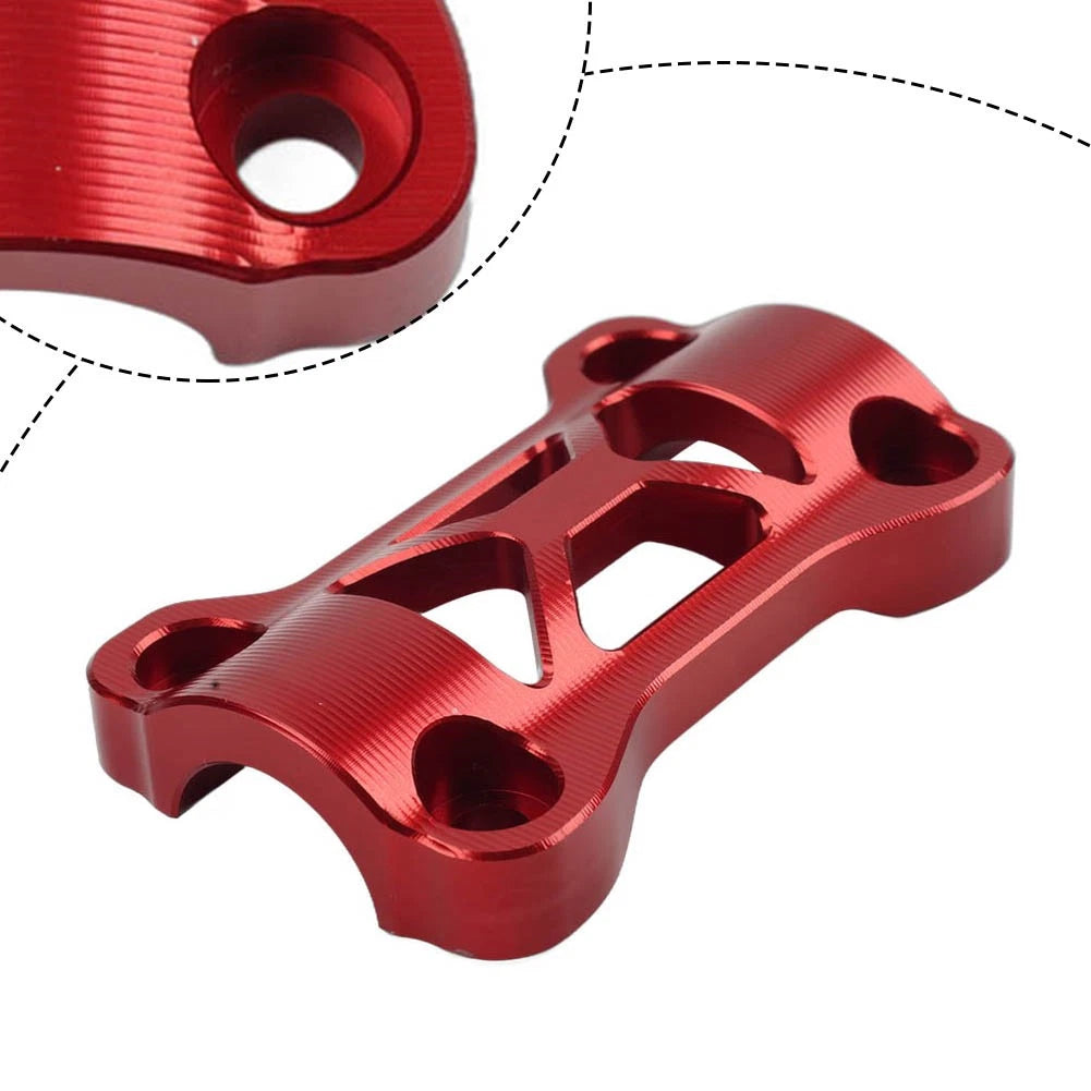 Handlebar Riser Mount Clamp Top Cover for Honda CB500X (2019–2022) Red