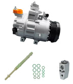 AC Compressor Kit Replacement for Ford F-550 Super Duty 7.3L V8 (2020–2020)