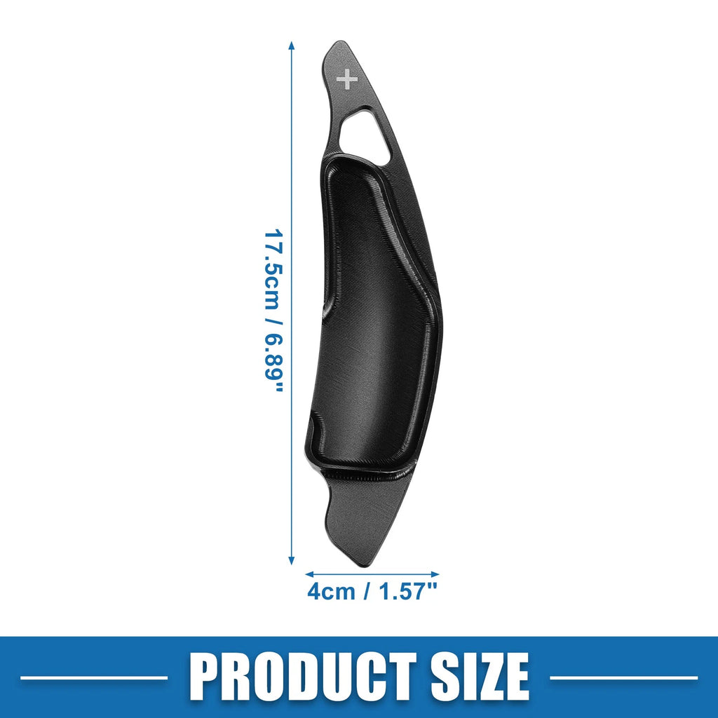 Set of 2 Steering Wheel Shift Paddles for Lexus IS Series (2006–2012) Black