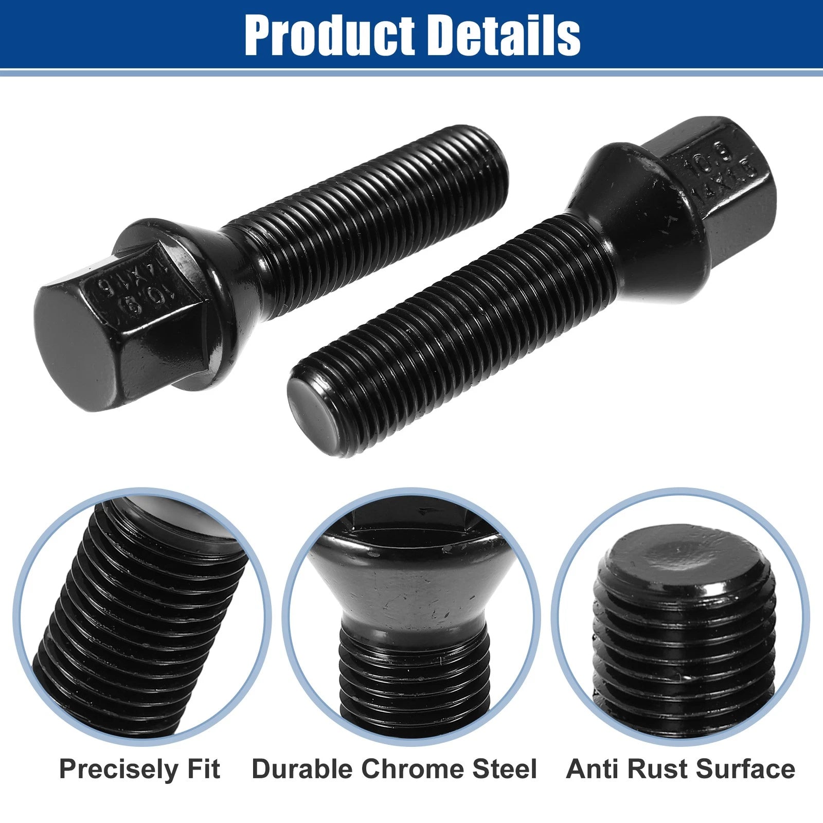 20pcs M14x1.5 Extended Wheel Lug Bolts for BMW X3 E83 (2004–2010)