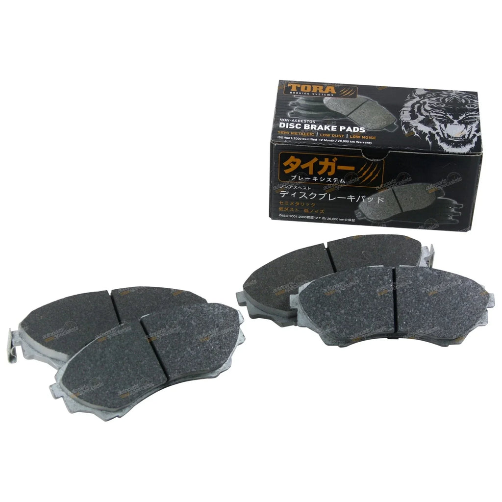 Front Dimpled Slotted Disc Rotors & Brake Pads for Mazda BT-50 Ute