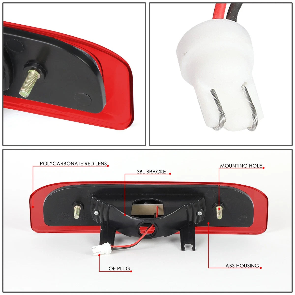 Full LED 3rd Tail Brake Light for Nissan Cube (2009–2014)