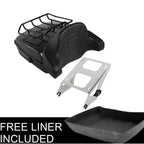 Trunk Backrest Pad Mount Rack for Harley Touring Electra Glide (2014–2026)