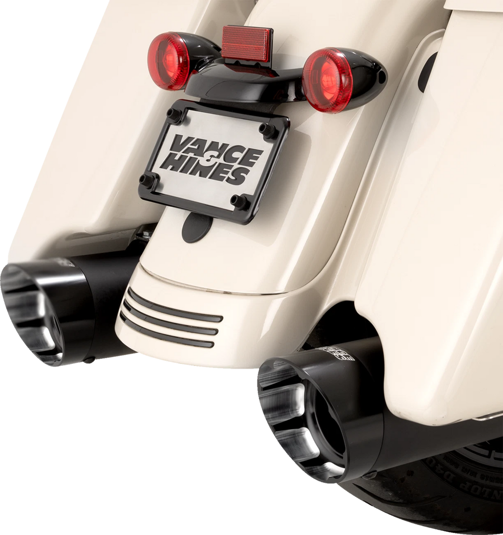 Vance & Hines Razorback 450 Slip-On Mufflers for M8 Bagger (2017–2023) 47960