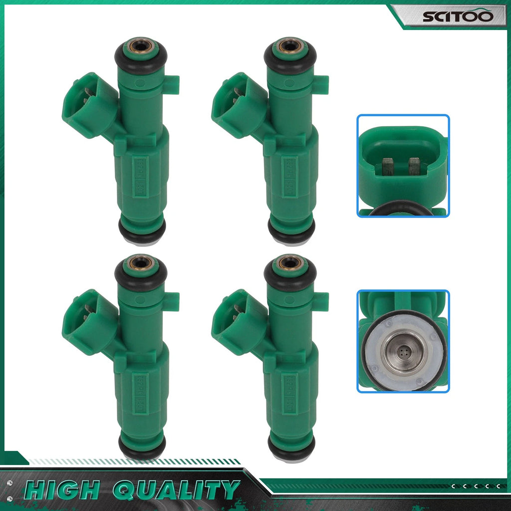 Set of 4 Fuel Injectors for Hyundai Sonata (2006–2009) & Kia Rondo (2007–2009) 2.4L