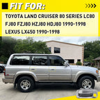 Chrome Outer Door Handle for Toyota Land Cruiser 80 Series (1990–1998)