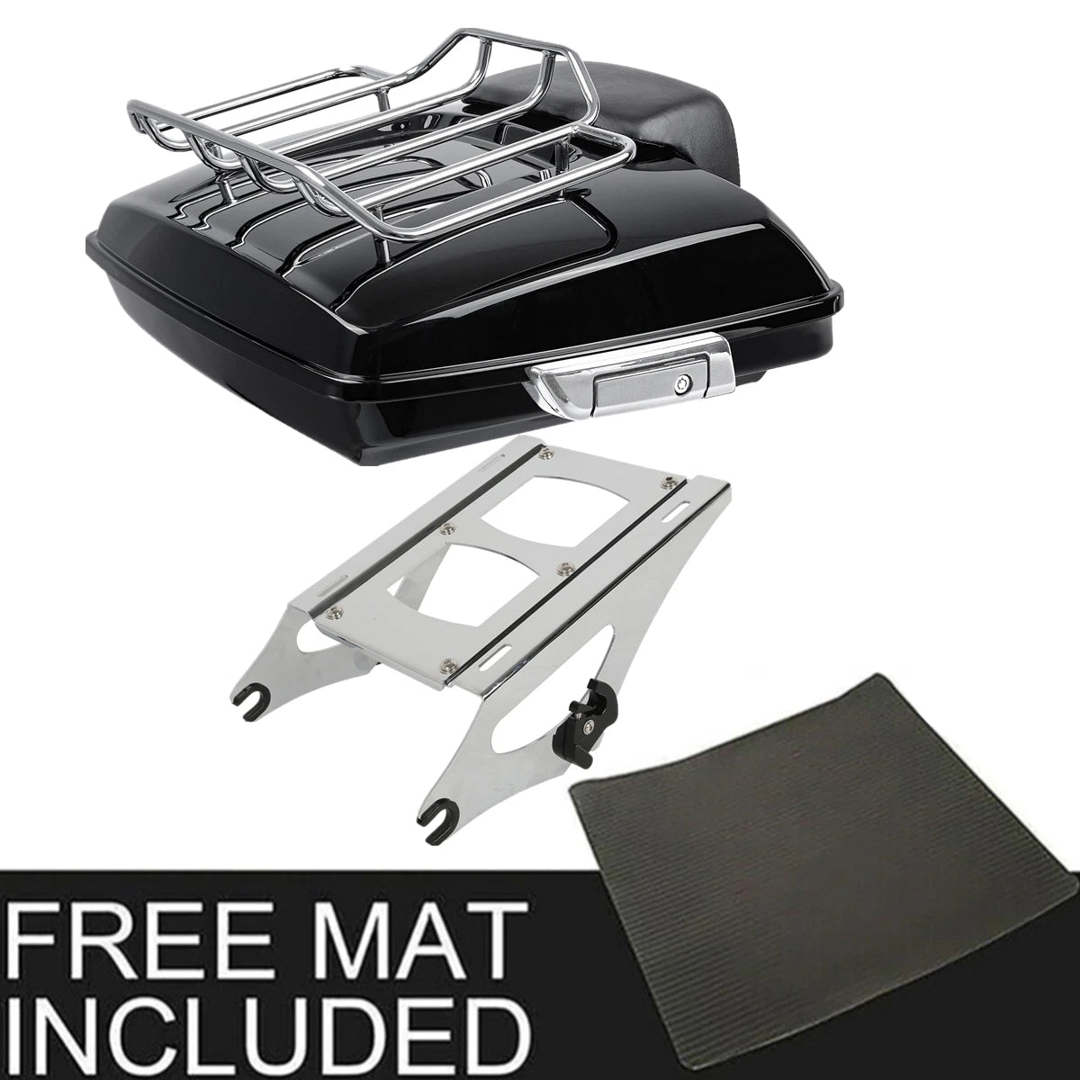 Razor Trunk Rack Backrest Pad for Harley Touring Road Glide (2014–2023)
