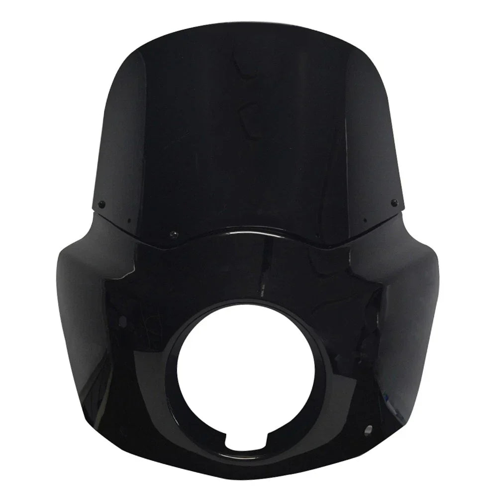 11" Black Headlight Fairing Windshield for Harley Softail Street Bob (18-24)