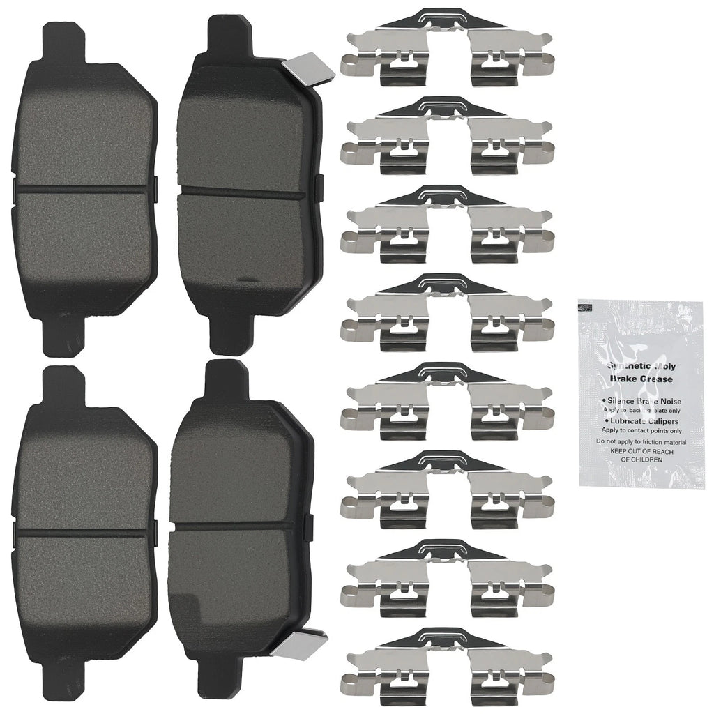 Set of 4 Rear Ceramic Brake Pads for Scion iM (2016) / tC (2011–2016) / xB (2008–2015)