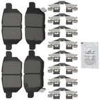 Set of 4 Rear Ceramic Brake Pads for Scion iM (2016) / tC (2011–2016) / xB (2008–2015)