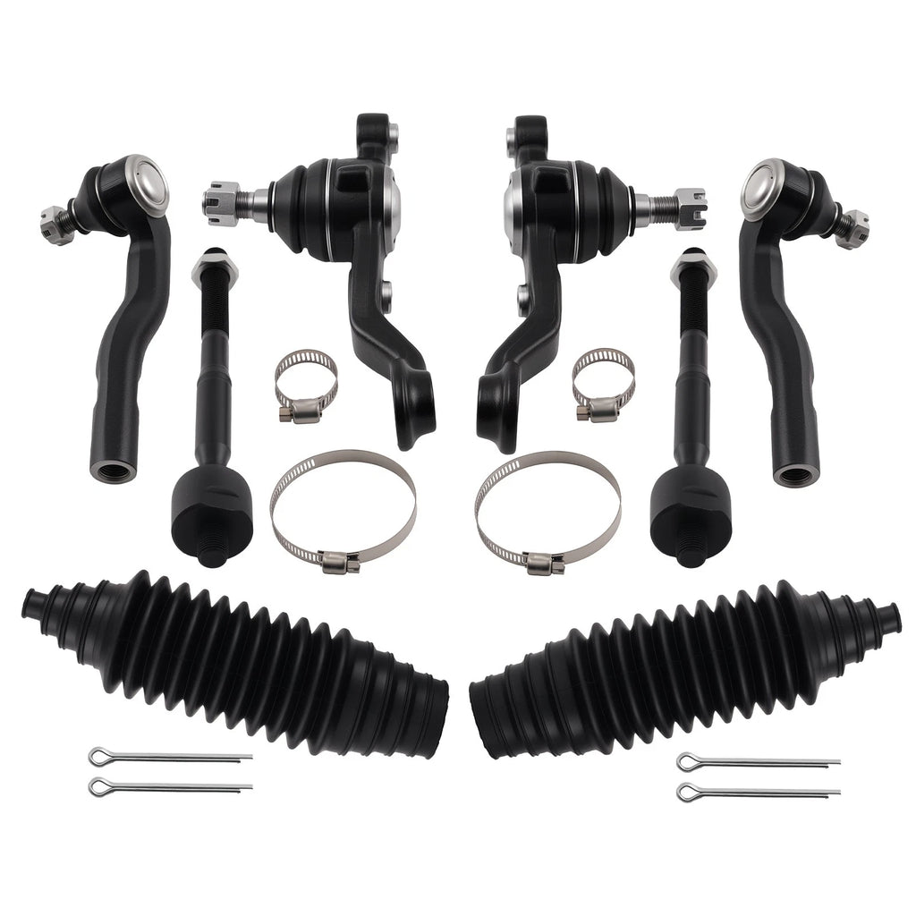 8Pcs Ball Joint Tie Rod Set for Lexus GS300/GS400/GS430 (1998–2005) EV80600