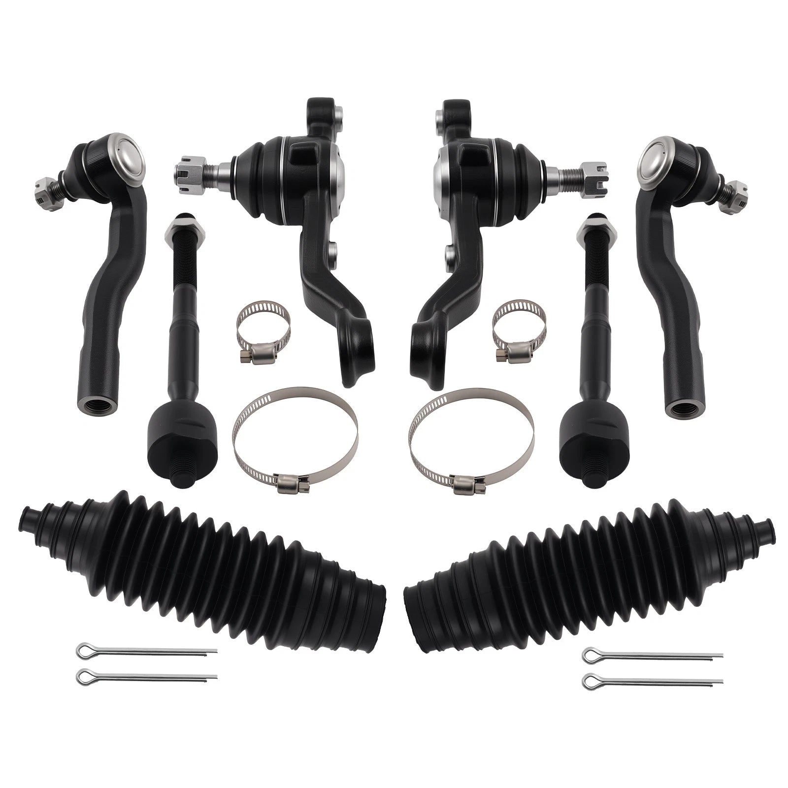 8Pcs Ball Joint Tie Rod Set for Lexus GS300/GS400/GS430 (1998–2005) EV80600