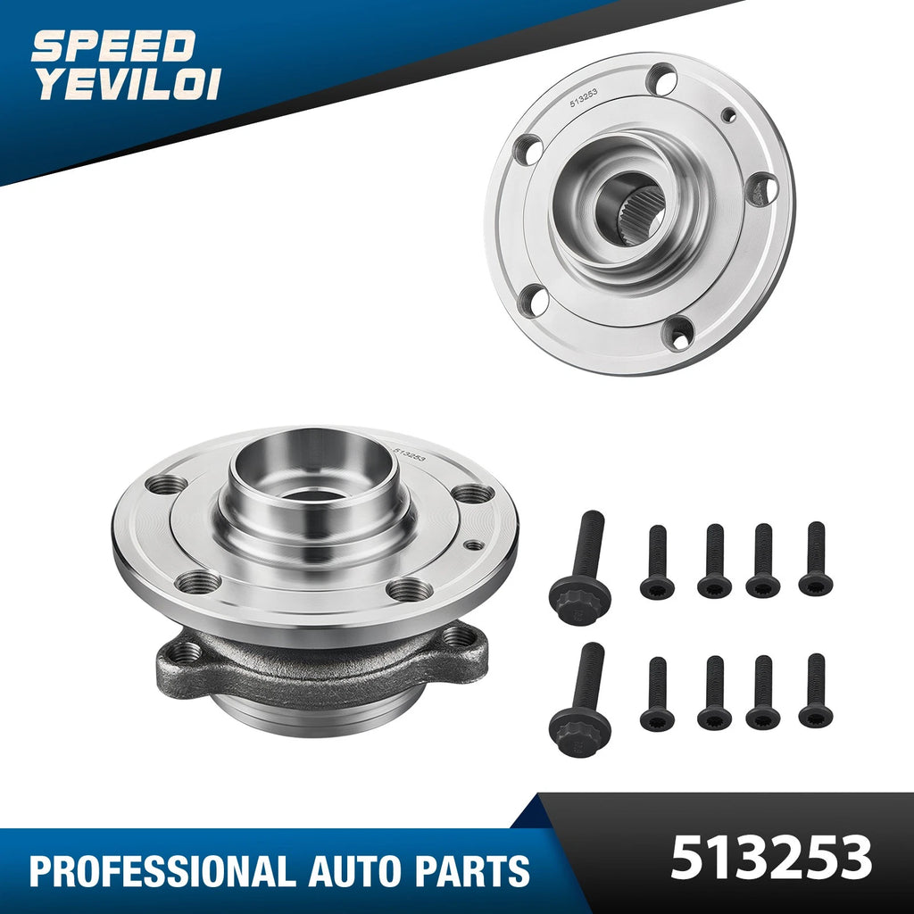 Front Wheel Bearing Hubs for Audi TT, A3 Quattro & VW Passat (2000–2014)