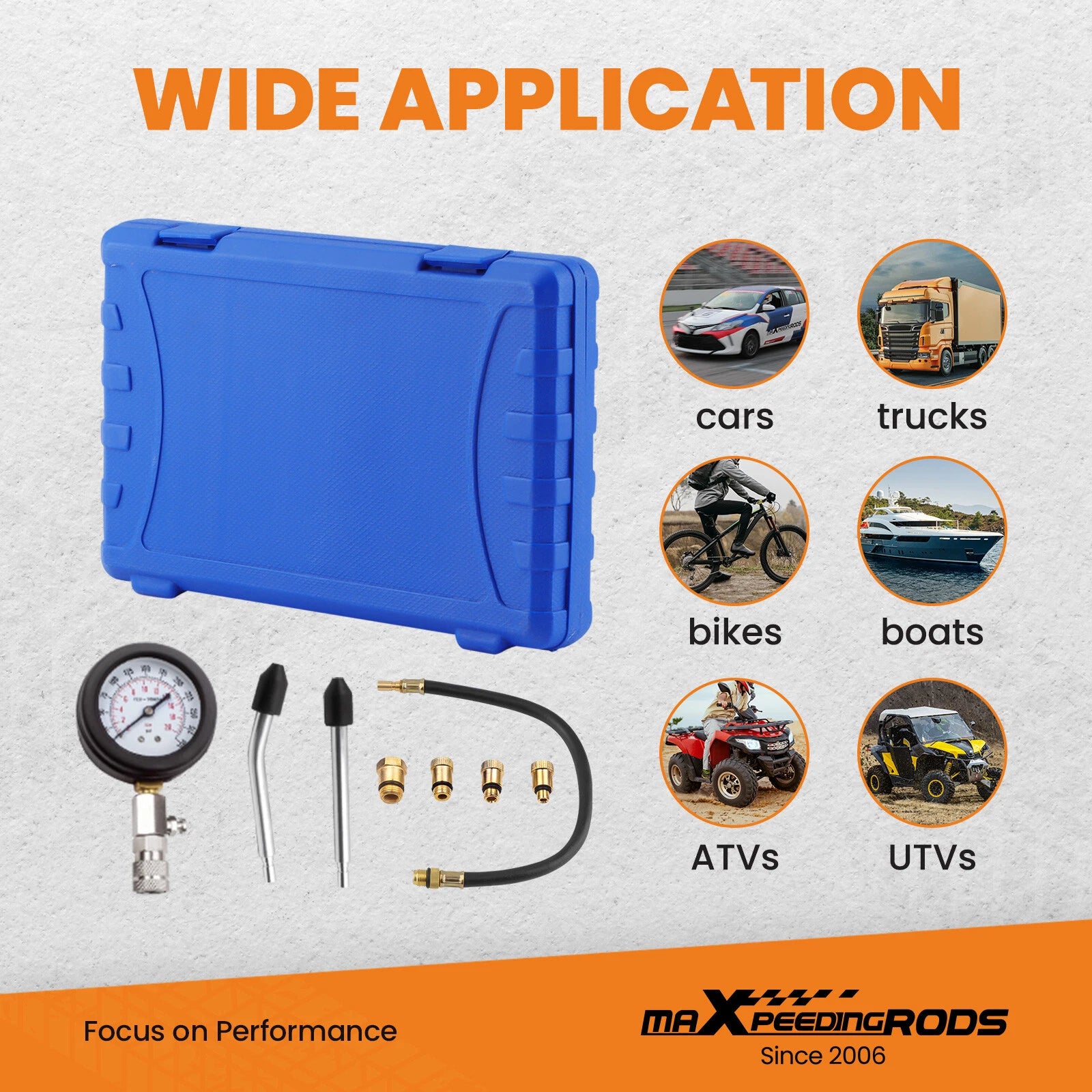 Spark Plug Compression Tester Kit for Universal Use (2010–2023)