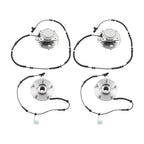 Set of 2 Front Rear Wheel Bearing Hubs for Volkswagen Routan (2009–2012)