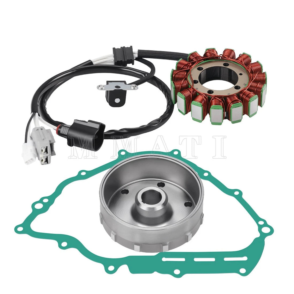 Flywheel Stator w/Gasket for Yamaha Rhino 700 YXR700F (2008–2013) 3B4-81450-00-00