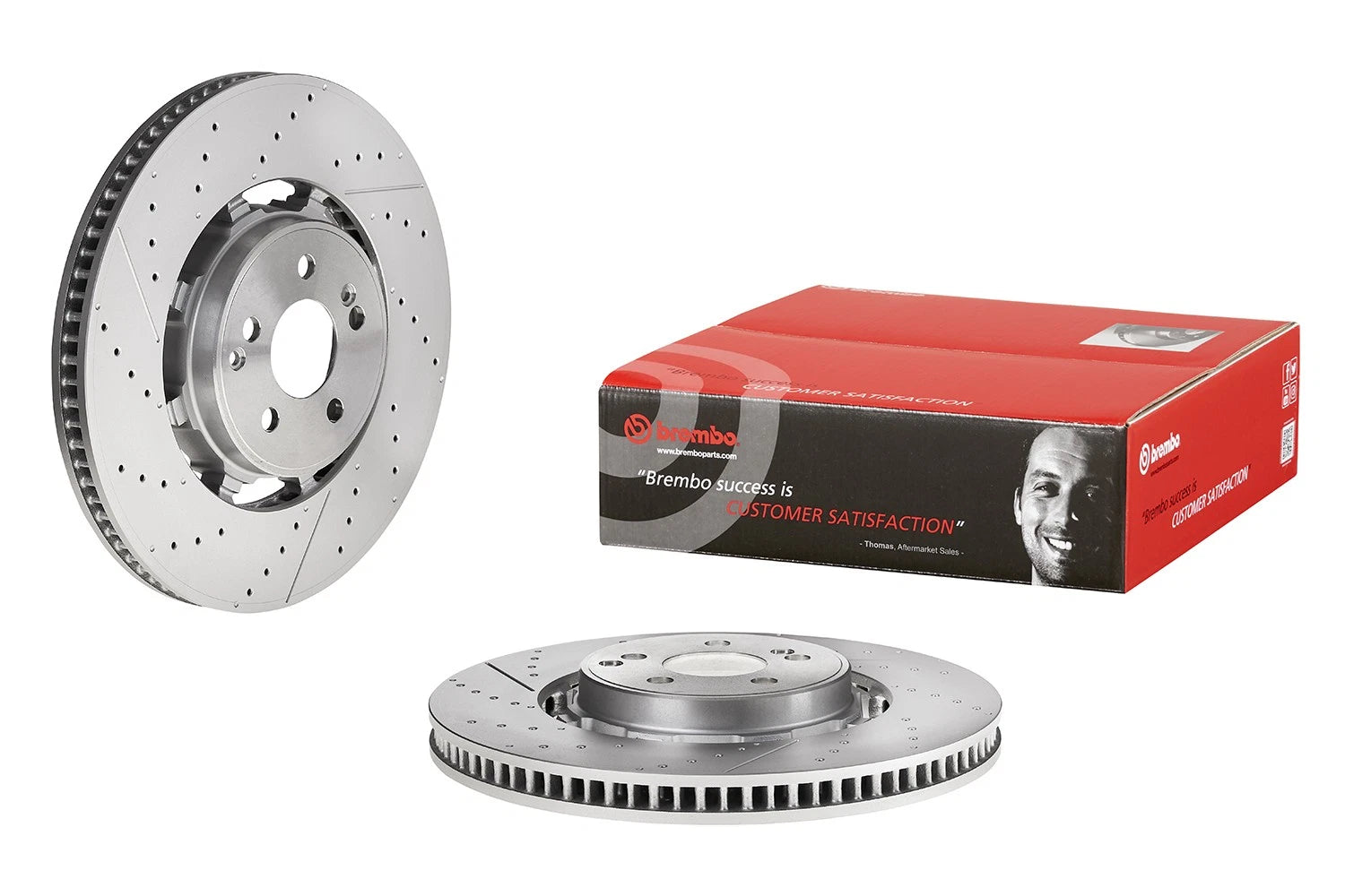 Brembo 370mm Disc Brake Rotor for Mercedes-Benz W167 X167 (2019–2023)