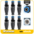 Set of 6 Fuel Injectors for Chevrolet Equinox Pontiac Torrent