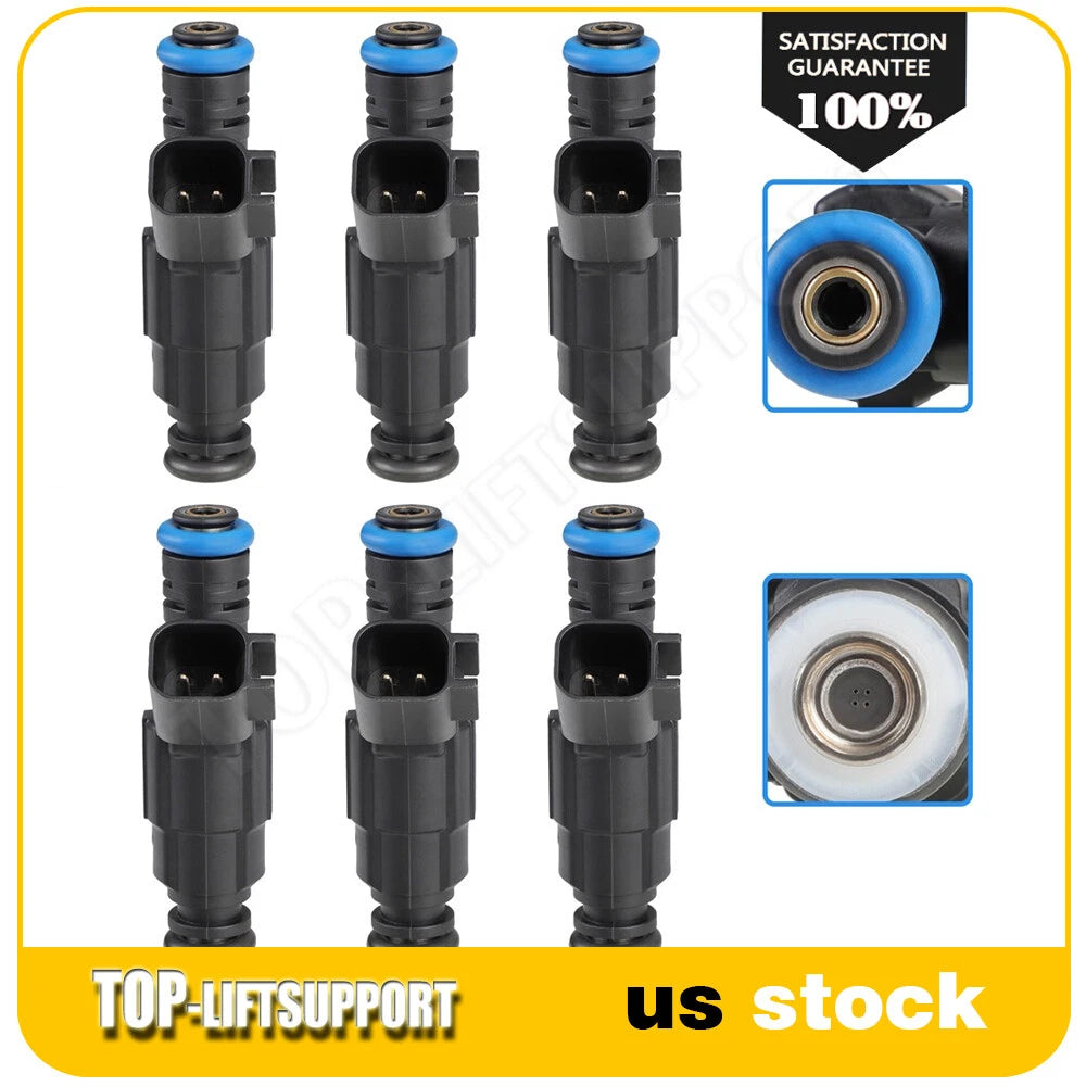 Set of 6 Fuel Injectors for Chevrolet Equinox Pontiac Torrent