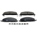 Set of 4 TRW Pro Rear Metallic Disc Brake Pads for Dodge Ram 1500 2500 3500 (2002–2023)