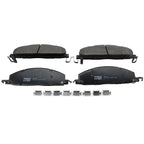 Set of 4 TRW Pro Rear Metallic Disc Brake Pads for Dodge Ram 1500 2500 3500 (2002–2023)