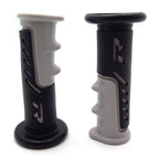 1 Pair Gray Hand Grips for Yamaha XV1600, Suzuki, Honda