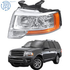 Driver Side Headlight for Ford Expedition (2015–2017) Halogen Lens