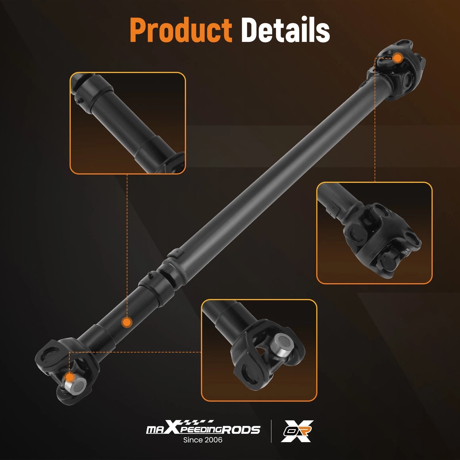 Front Drive Shaft Assembly for Jeep Wrangler TJ (1997–2002) 2.5L 4.0L 4WD