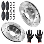 Front Brake Rotors and Pads Kit for Acura EL (1997–2005) Honda Civic Insight S3295
