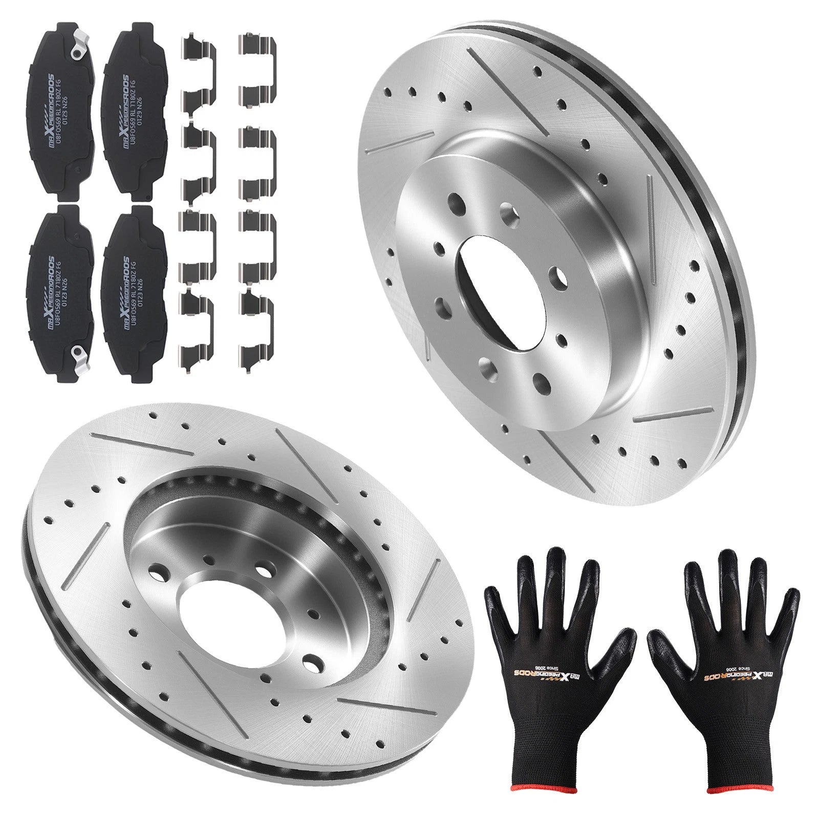 Front Brake Rotors and Pads Kit for Acura EL (1997–2005) Honda Civic Insight S3295