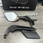 Adjustable 10mm 8mm Bolts Motorcycle Wind Wing Side Mirrors for Bikes