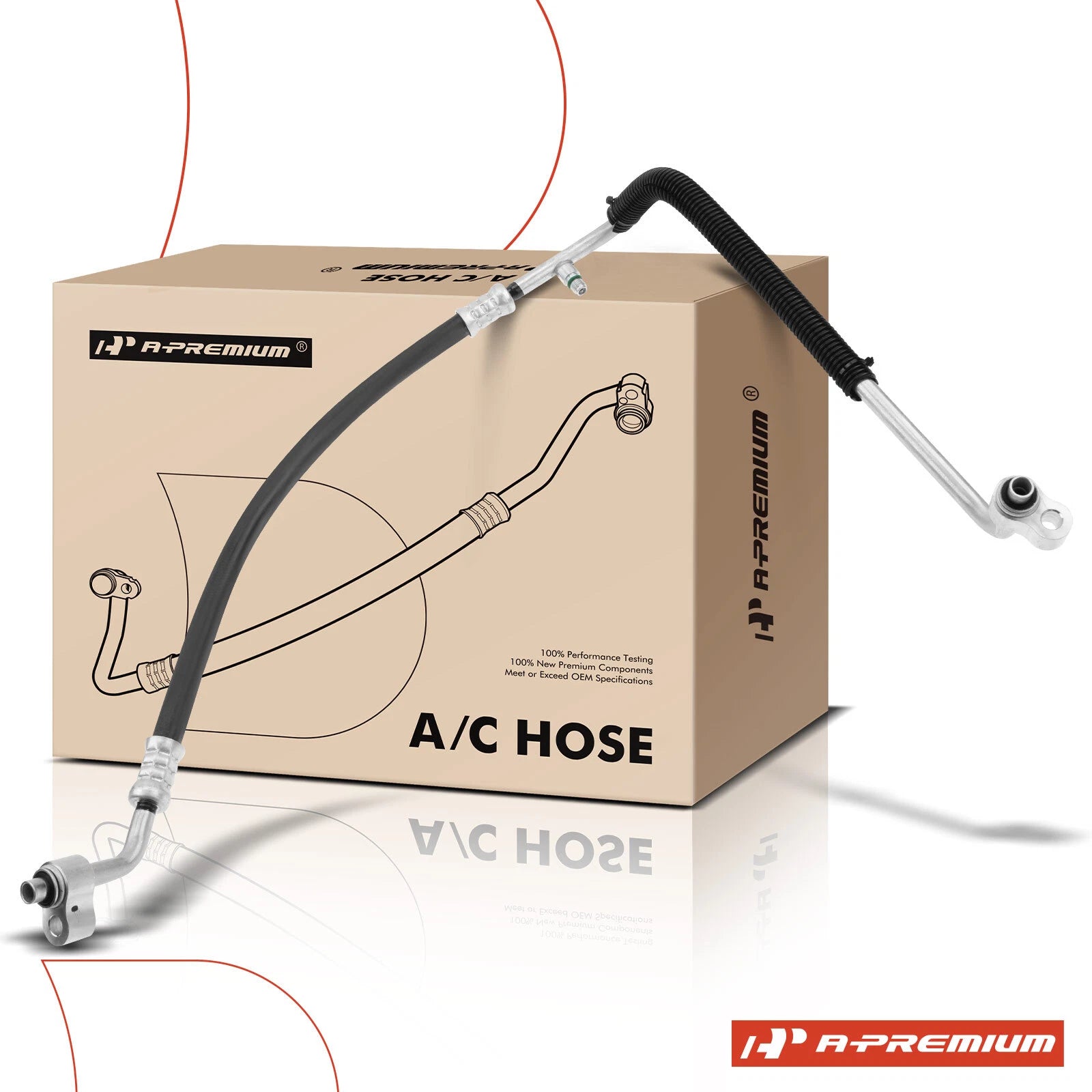 A/C Refrigerant Discharge Hose for Chevrolet Silverado 2500 GMC Sierra (2007–2014)