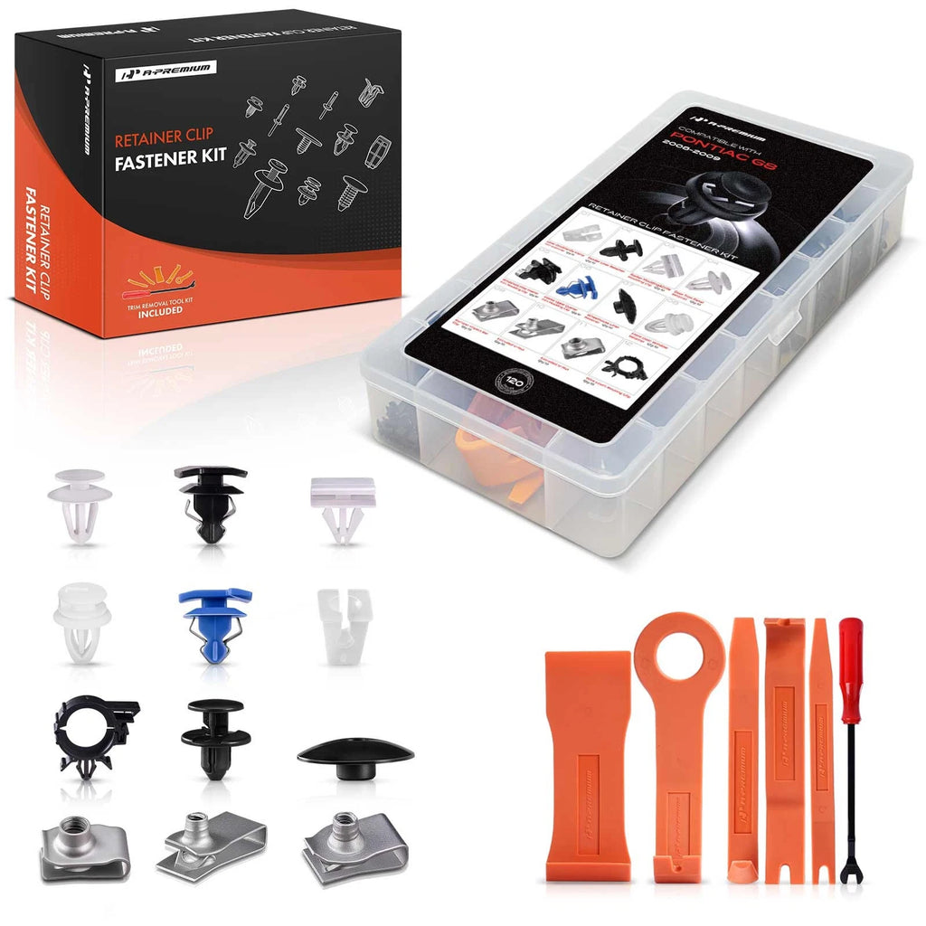 Extruded U-Nut Retainers Fasteners Clips Kit for Pontiac G8 (2008–2009)