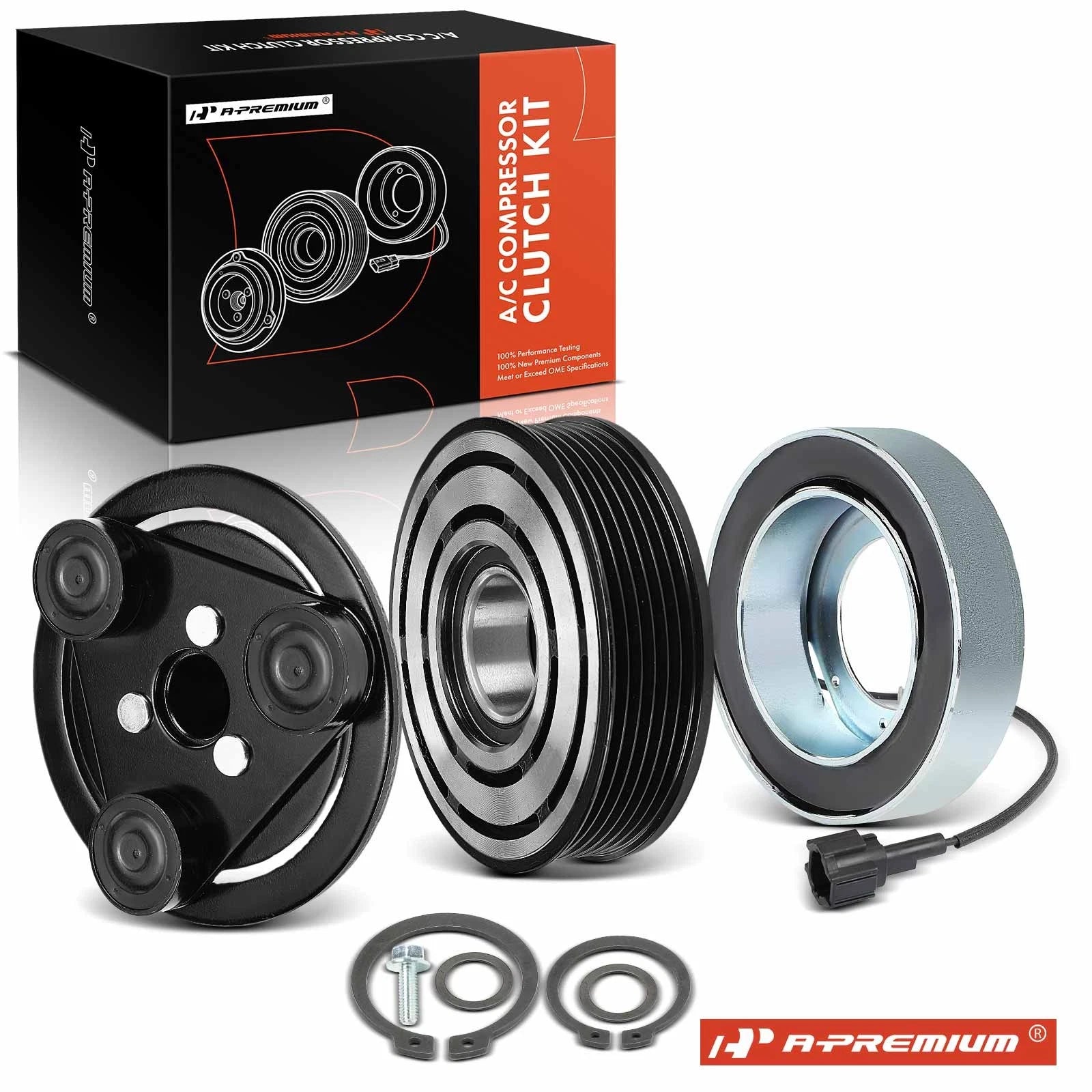 A/C Compressor Clutch Kit for Nissan Frontier, Suzuki Equator (2005–2017)