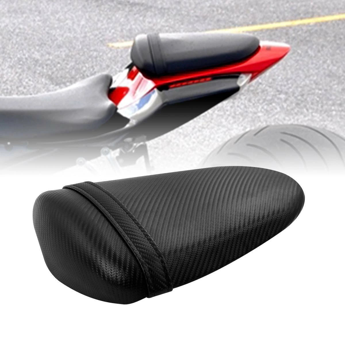 Rear Pillion Passenger Seat for Suzuki GSXR1000 (2005–2006) Black