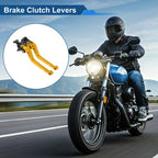 Short Brake Clutch Levers for Suzuki GSXR600 (1997–2003) Gold Tone 1 Pair