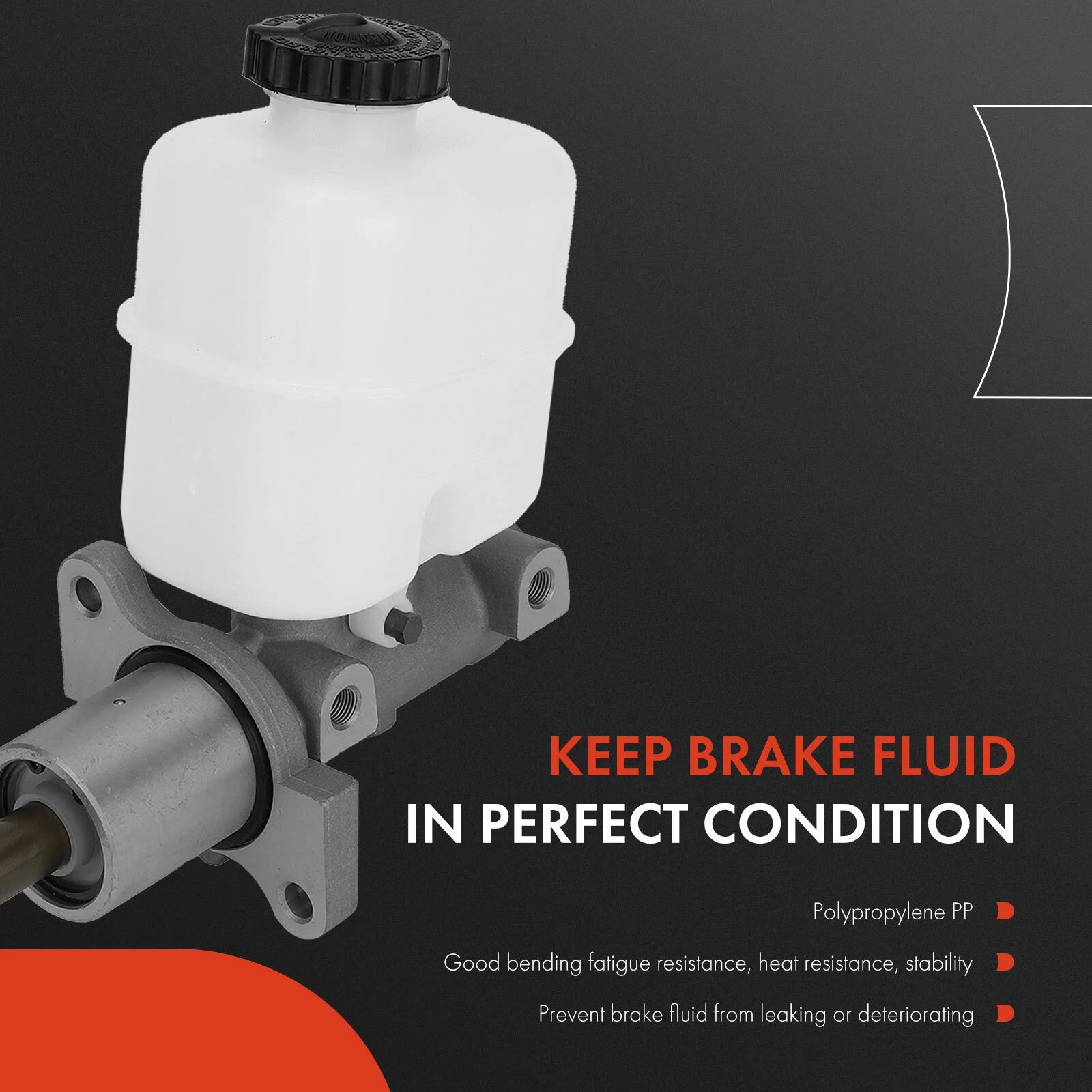 Brake Master Cylinder with Reservoir for Jeep Liberty (2002–2005)