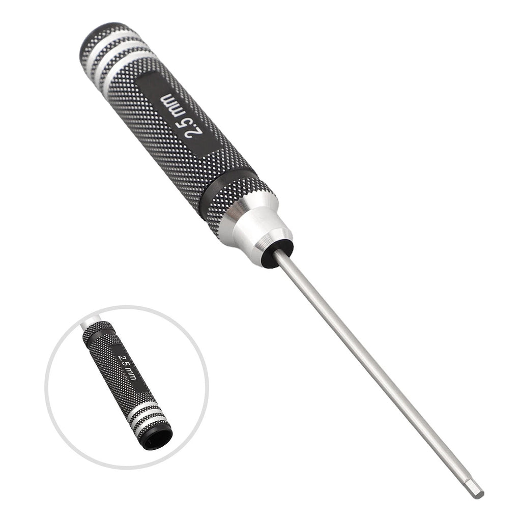 Precision Hexagon Wrench Screwdrivers Set of 7 Non-Slip Aluminium Handle
