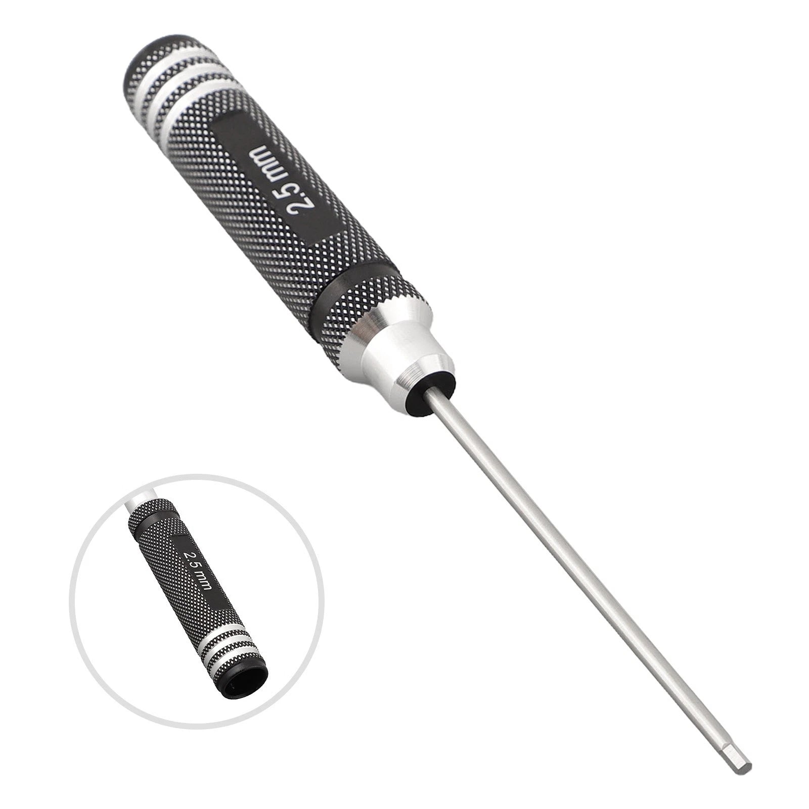Precision Hexagon Wrench Screwdrivers Set of 7 Non-Slip Aluminium Handle