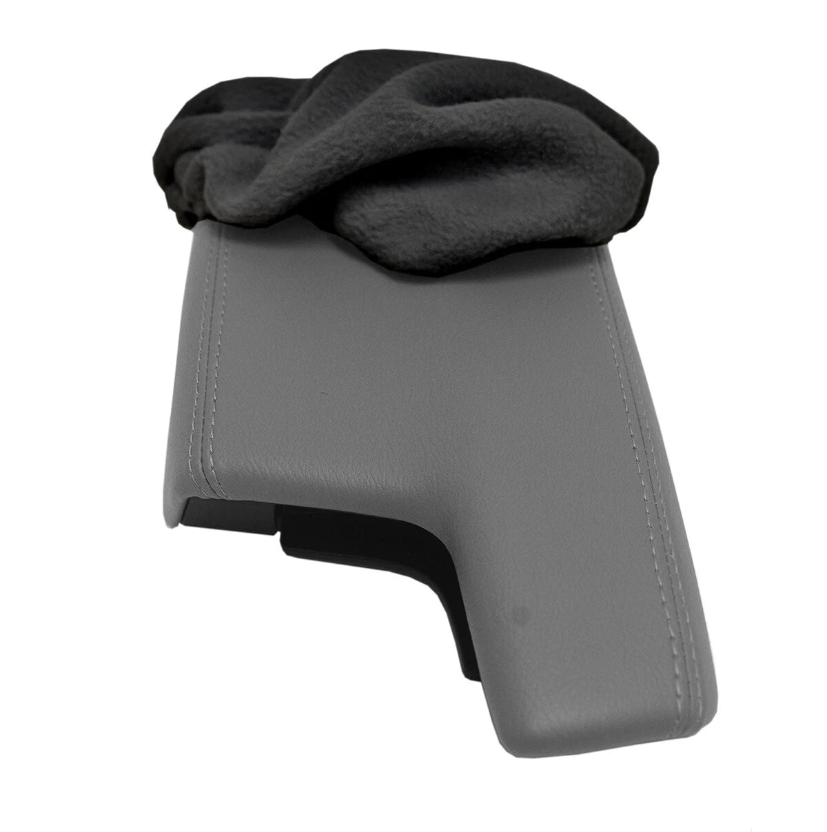 Fleece Console Lid Armrest Cover for Subaru Impreza (2017–2020) Black