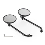 Classic Style Black Mirrors 10mm for Honda CB Shadow Cruiser (R/H)